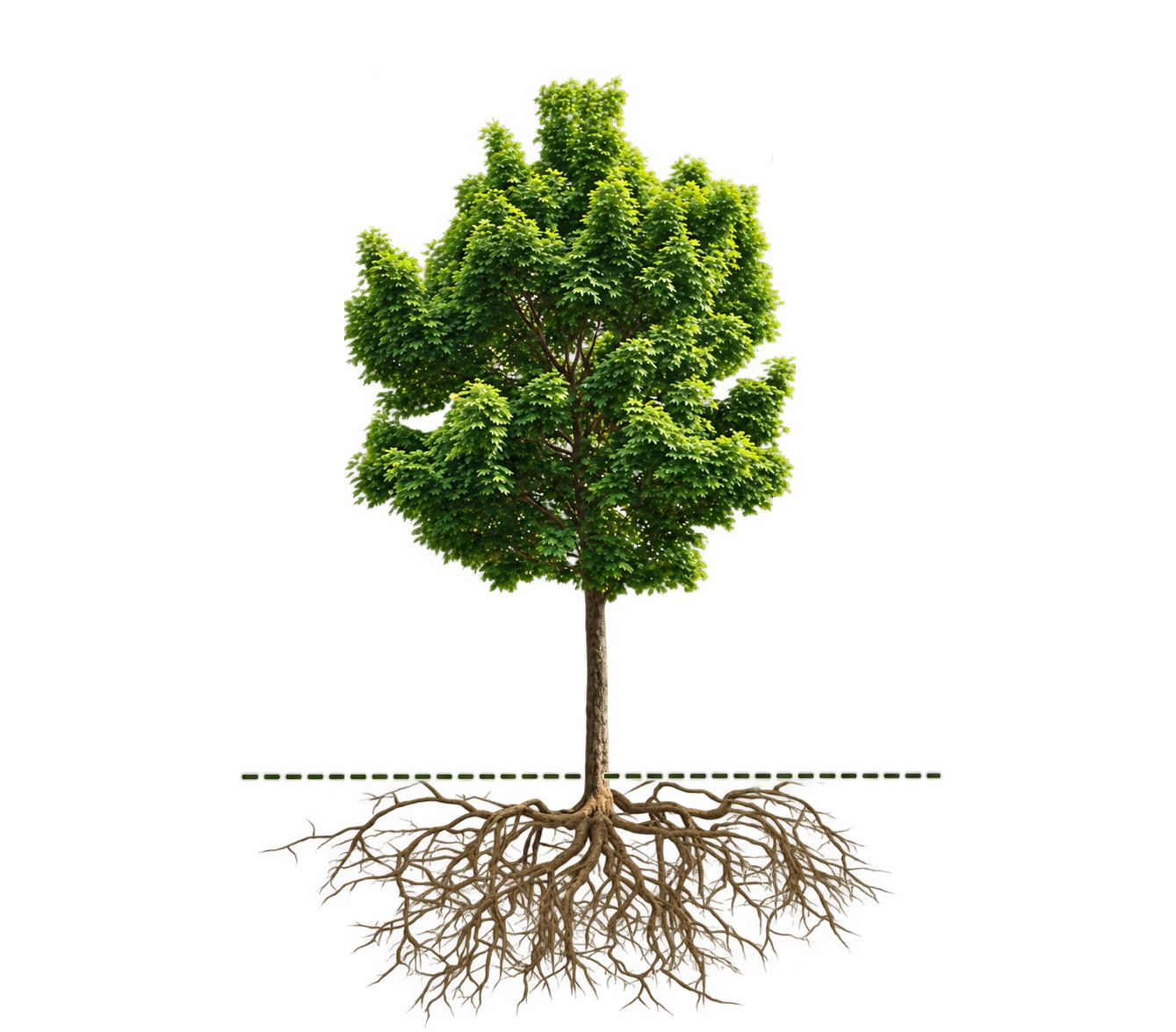 A tree with its roots below ground: urban benefits of green infrastructure